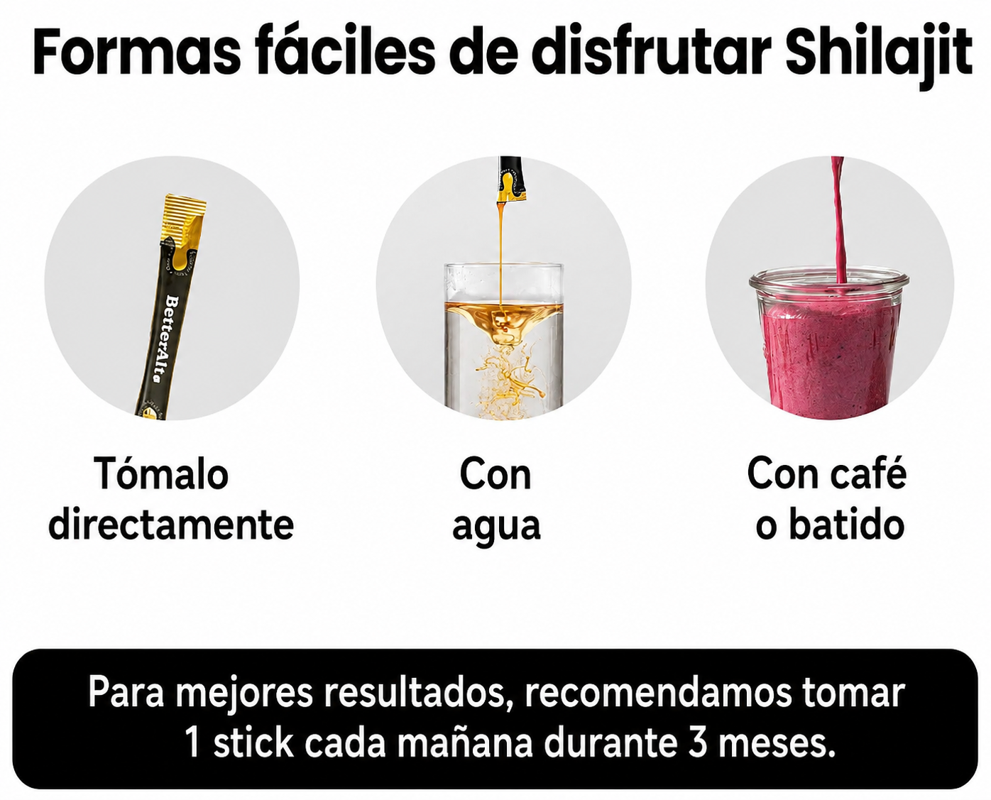 Shilajit Honey Sticks