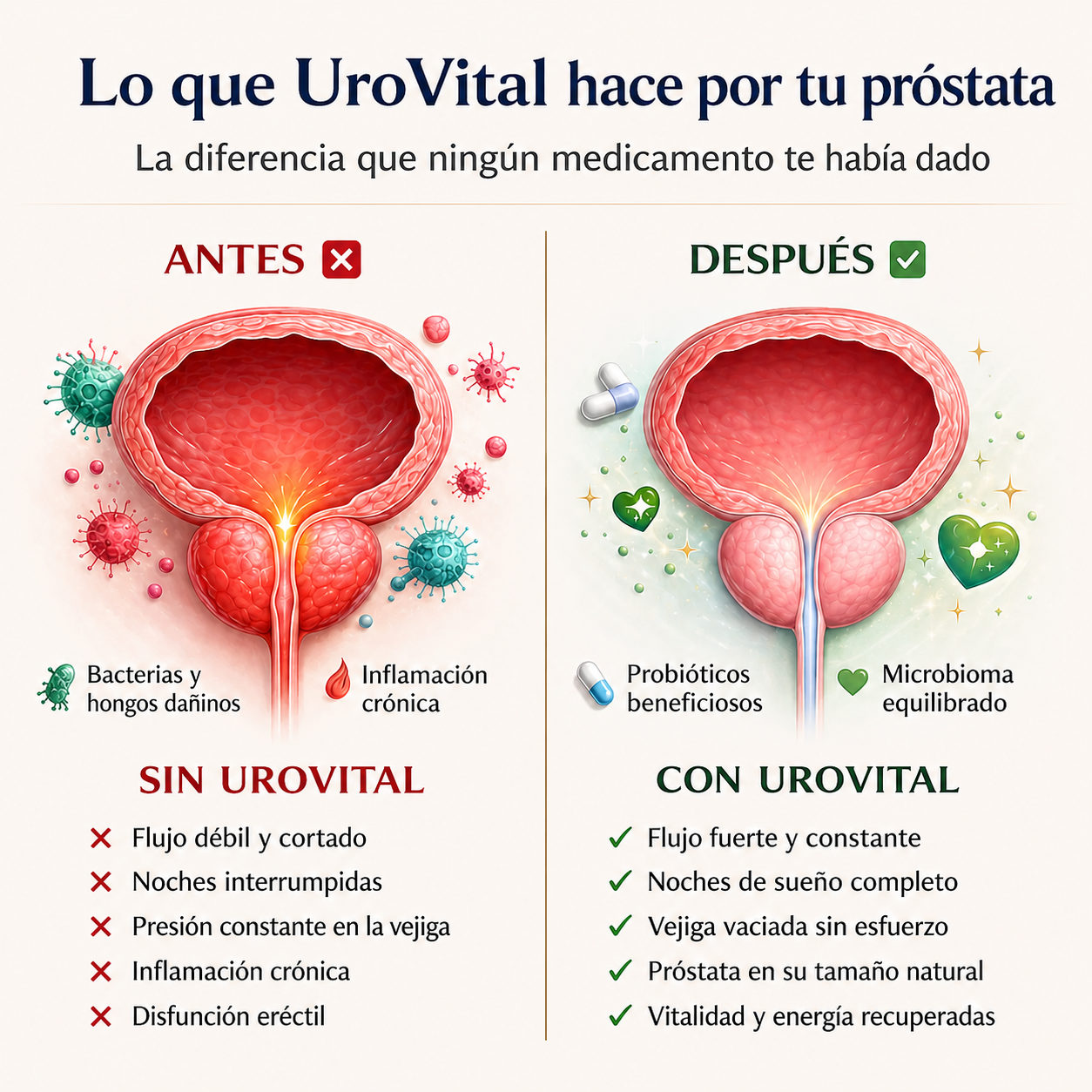UroVital™ Fórmula Natural para la Próstata